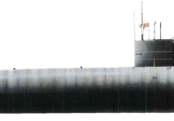 Корабль HMS Swiftsure S126 [Submarine] - чертежи, габариты, рисунки
